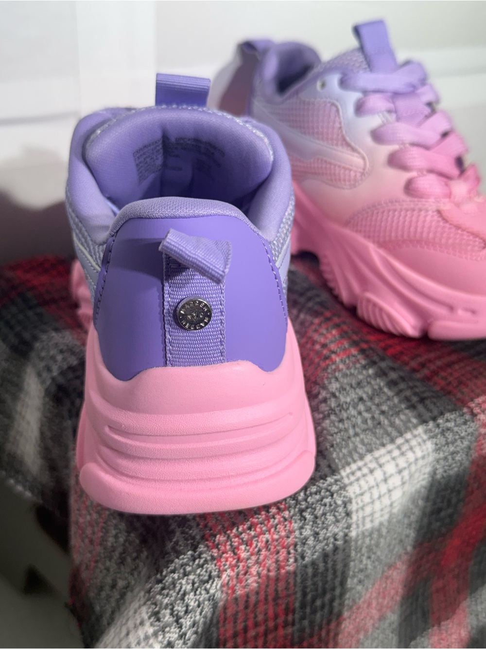 Steve Madden NYC Kids Tennis Shoe Sz 13 Pink, Purple, White - Picture 6 of 8
